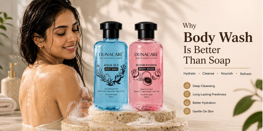 Body Wash vs Soap: Why Dunacare Body Wash is Better for Healthy, Glowing & Hydrated Skin