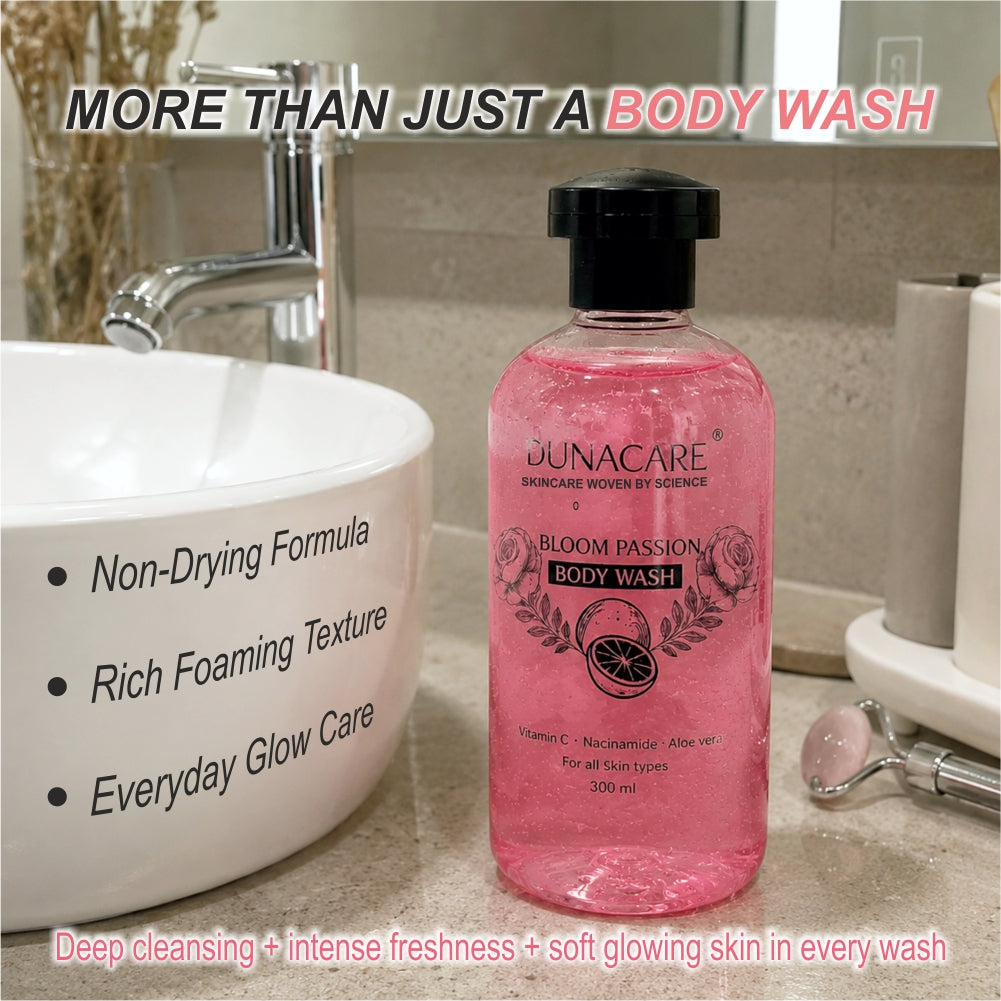 BLOOM PASSION |  Rose Citrus Fresh Body Wash | Hydrating & Refreshing